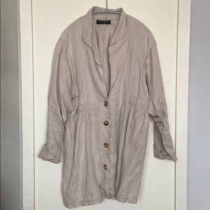 Rare Monica Rezman Chicago Linen Jacket